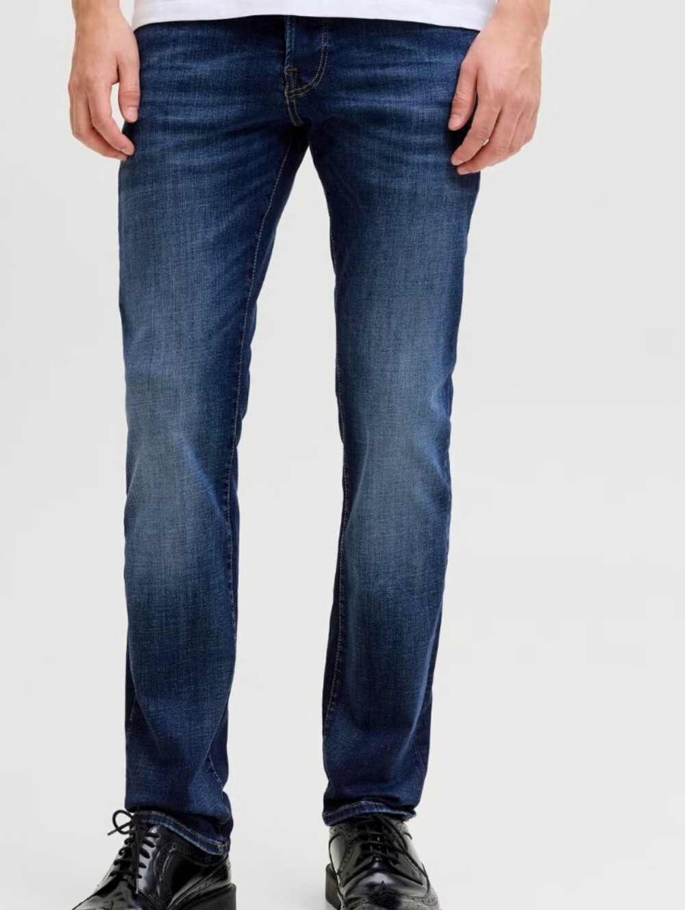 NWOT Jack jones Men's Slim Fit Dark Wash Jeans - Picture 2 of 8